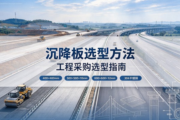 定结沉降板选择方法