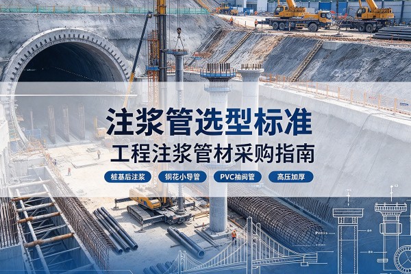 定结注浆管选型标准