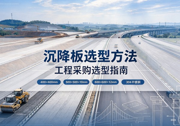 定结沉降板选择方法